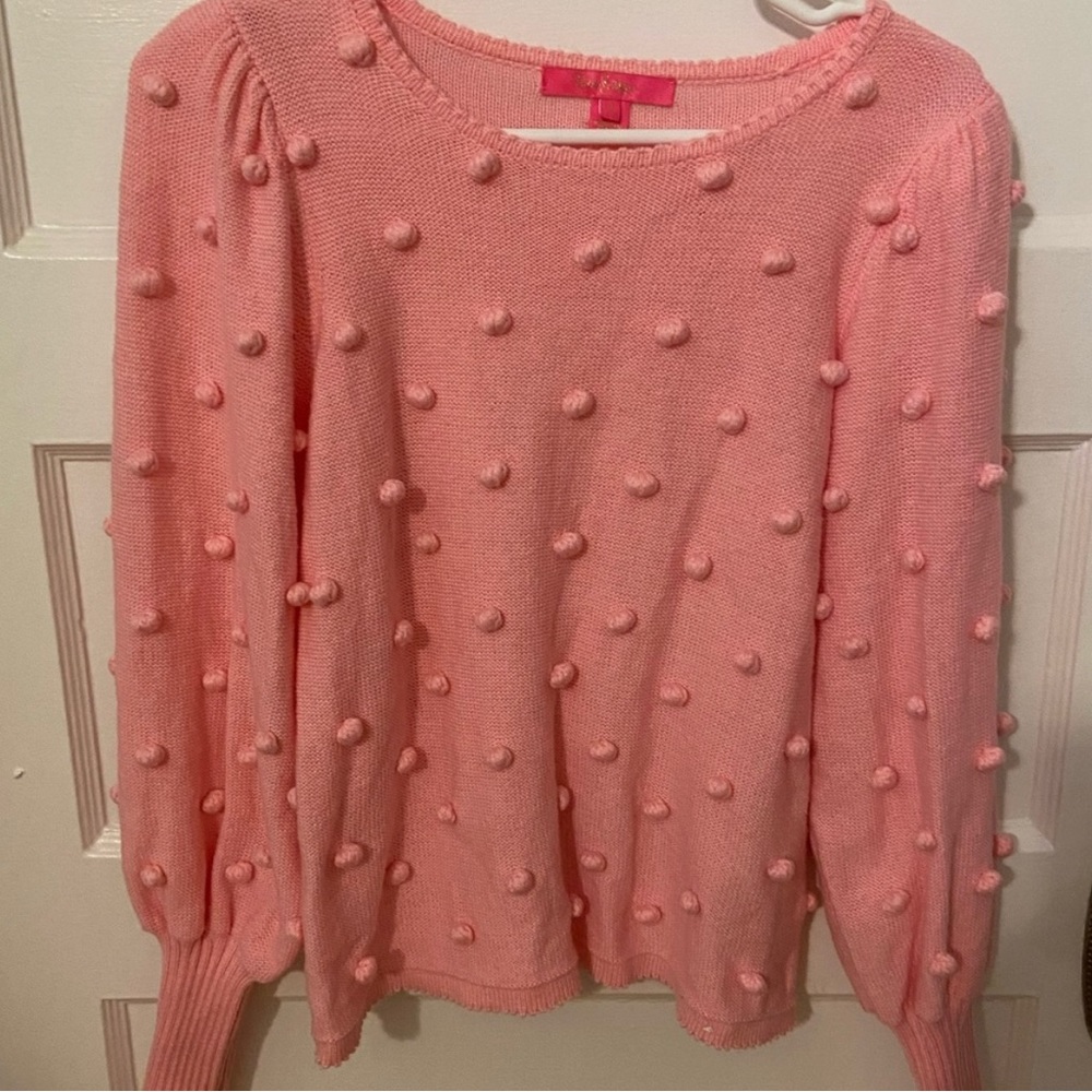 Pink kippa sweater